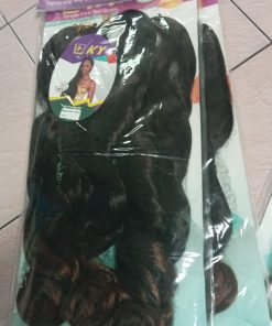 Black woven hair extensions