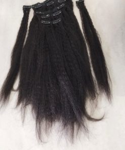 Vietnam raw hair clips  Double drawn  Kinking straight