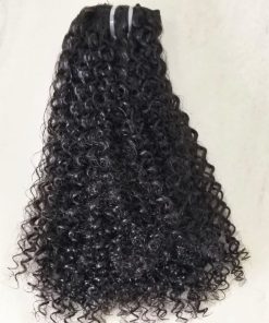 Vietnam raw hair clips  Double drawn  Kinking curly  12inch